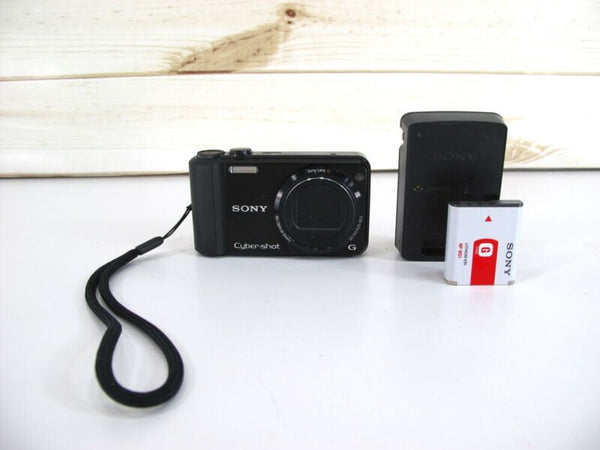 Sony Cyber - Shot DSC - H70 16.1MP Digital Point and Shoot Camera Black - ZeereeZ