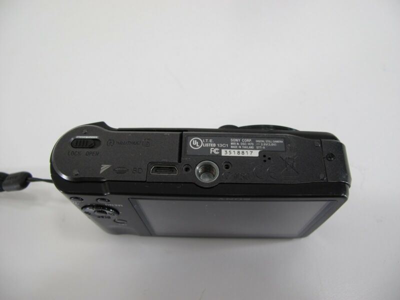 Sony Cyber - Shot DSC - H70 16.1MP Digital Point and Shoot Camera Black - ZeereeZ