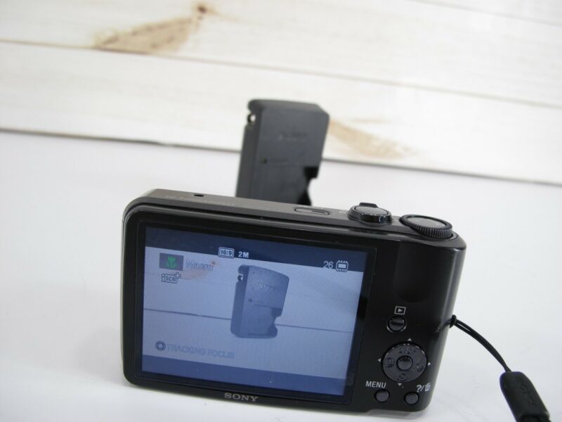 Sony Cyber - Shot DSC - H70 16.1MP Digital Point and Shoot Camera Black - ZeereeZ
