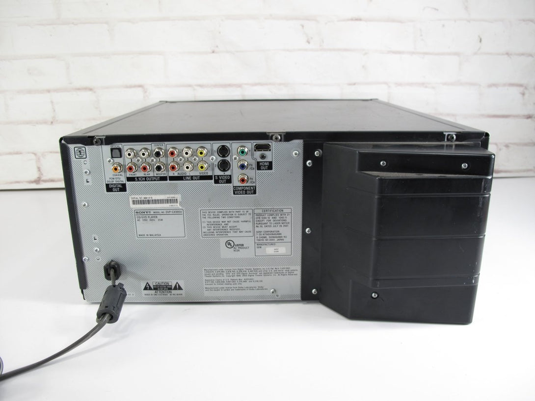 Sony DVP - CX995V Explorer DVD CD 400 Disc Mega Changer Player HDMI w/ Remote - ZeereeZ