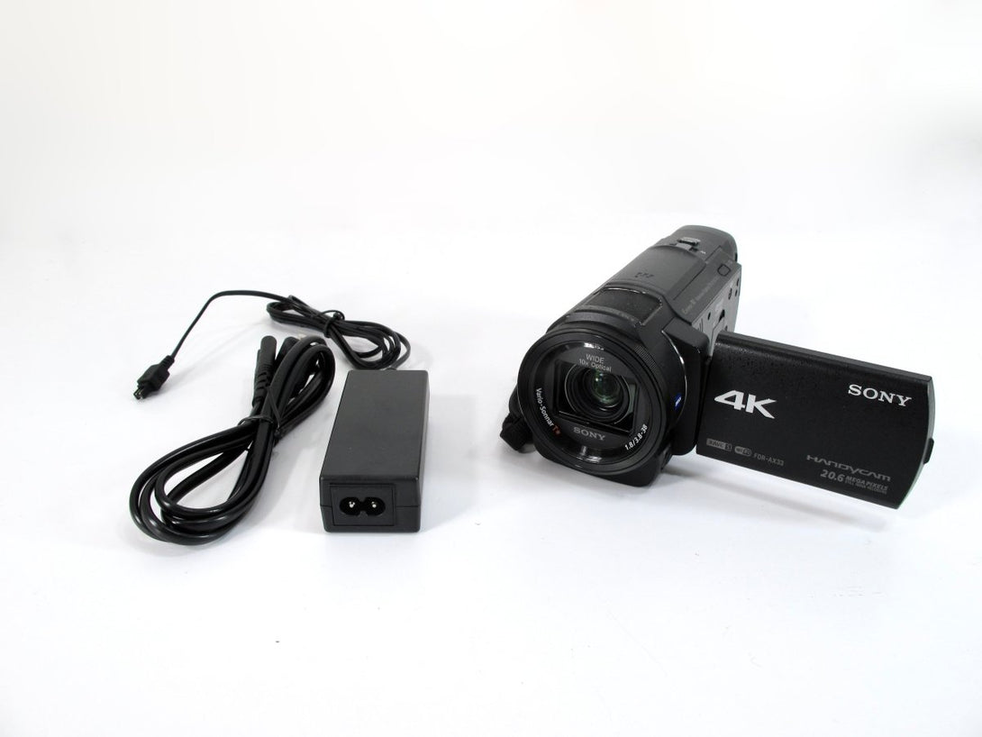 Sony FDR - AX33 Handycam 4K Flash Memory HD Video Recording Camcorder Camera - ZeereeZ