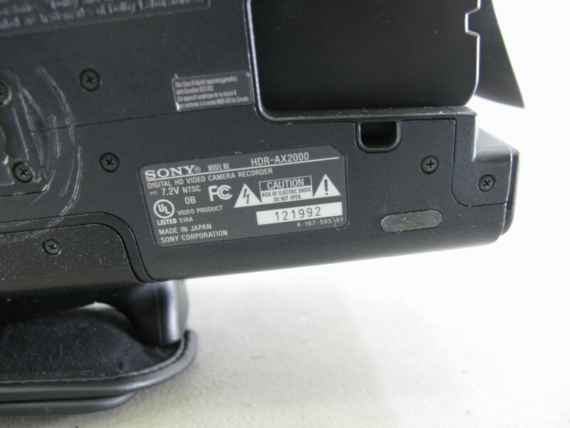Sony HDR - AX2000 AVCHD High - Definition Handycam Camcorder & Accessories - ZeereeZ