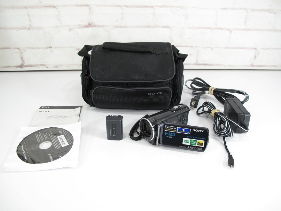 Sony HDR - CX110 HD 1080 60 FPS Handheld Video Camera Camcorder - ZeereeZ