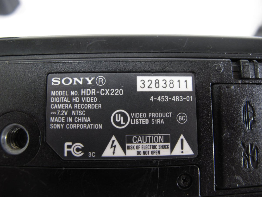 Sony HDR - CX220 High Definition Handycam HD Digital Camcorder w/ Zeiss Optics - ZeereeZ