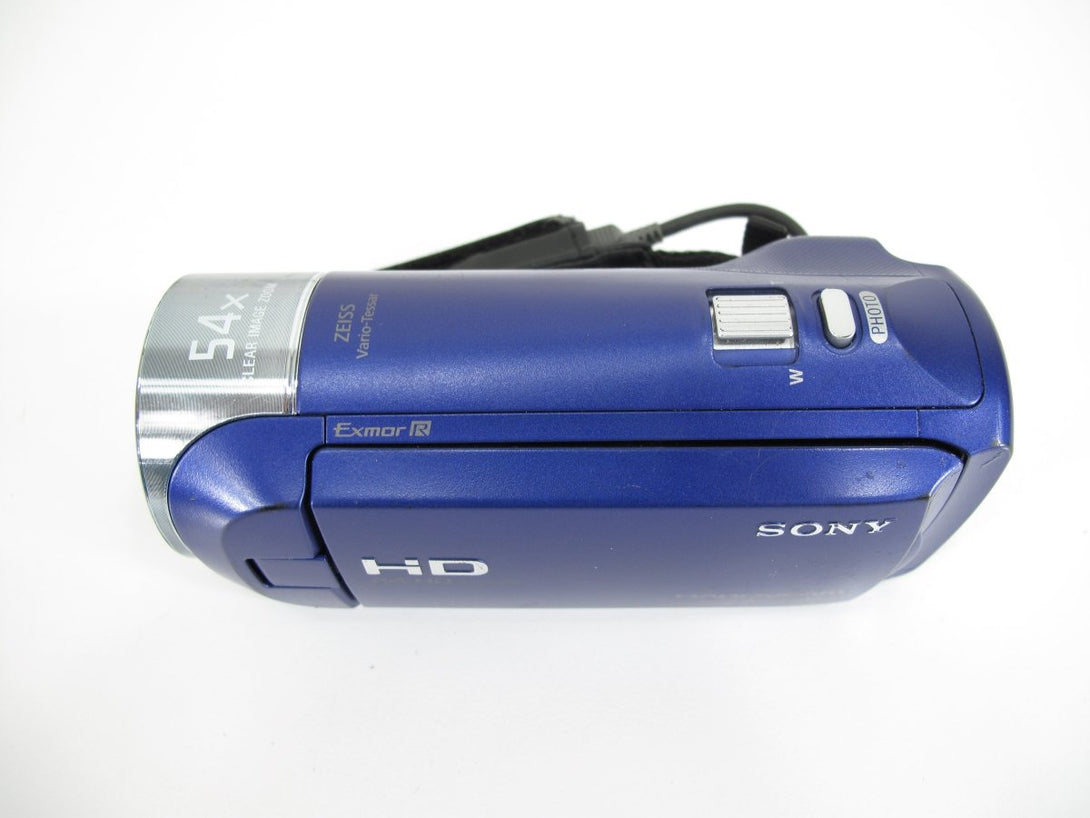 Sony HDR - CX240 HandyCam 9.2 MegaPixels 54x Zoom HD Camcorder Video Camera Blue - ZeereeZ