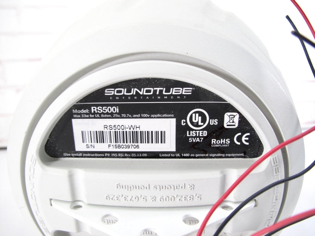 SoundTube RS500i 5.25” Open - Ceiling Hanging Retail/Restaurant Pendant Speakers - ZeereeZ