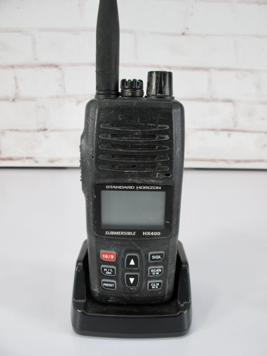 Standard Horizon HX400 Handheld VHF Radio 5 Watt Commercial Submersible w/ Mic - ZeereeZ
