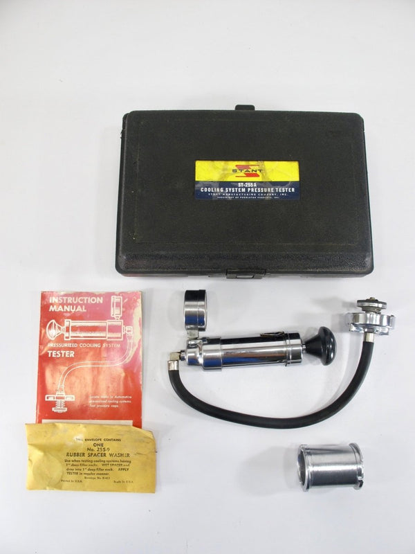 Stant ST - 255 Pressurized Cooling System Radiator Pressure Tester Set in Storage Case - ZeereeZ