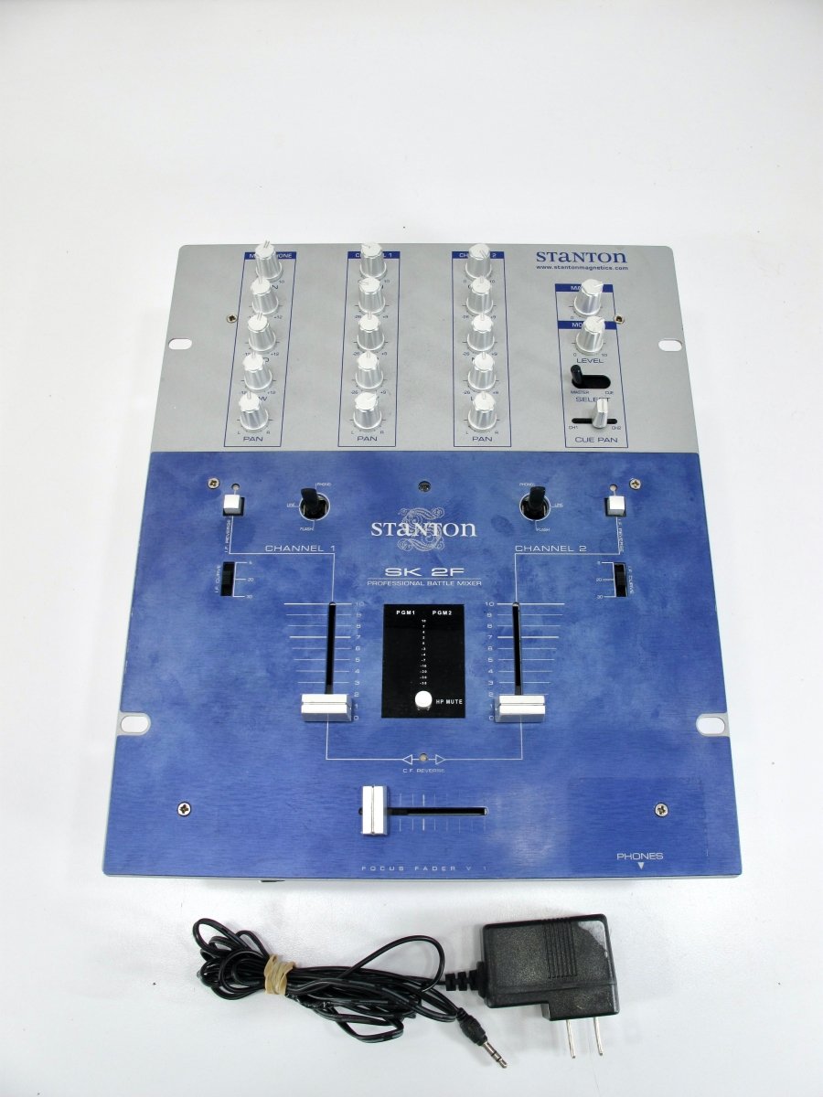 Stanton SK - 2F Professional 2 Channel DJ Battle Mixer - ZeereeZ