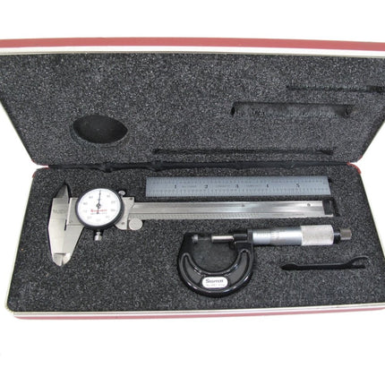 Starrett 120A - 6 Slide Caliper 0 - 6" Range .001" Grad & 436.1 0 - 1” Micrometer - ZeereeZ
