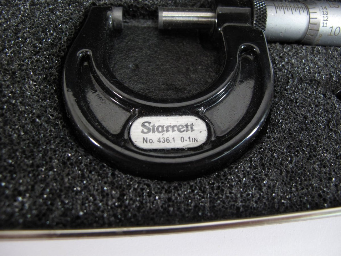 Starrett 120A - 6 Slide Caliper 0 - 6" Range .001" Grad & 436.1 0 - 1” Micrometer - ZeereeZ