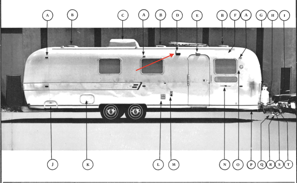 Stove Cooktop Vent Weather Cover Door for 1970s & 1980s Trailers - ZeereeZ