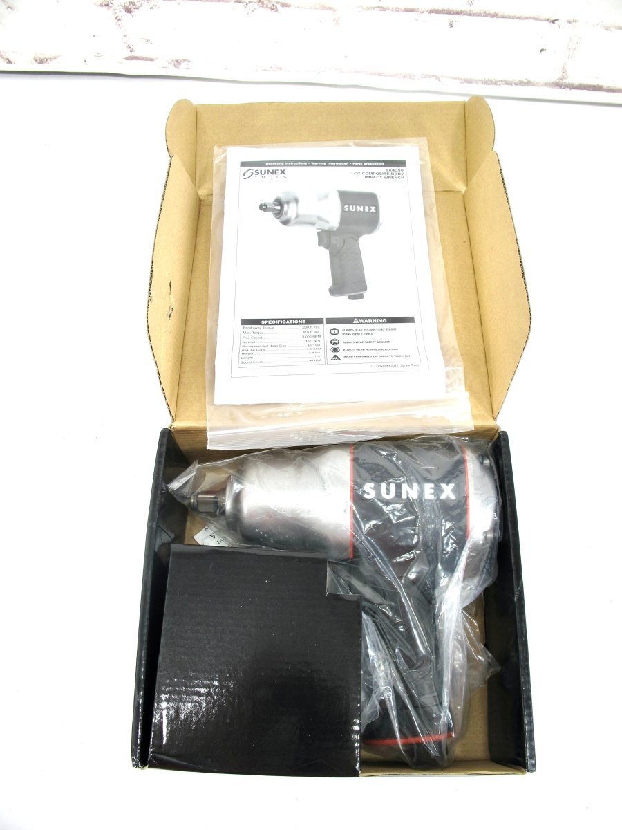 Sunex SX4350 1/2" Composite Body Impact Wrench New Open Box - ZeereeZ