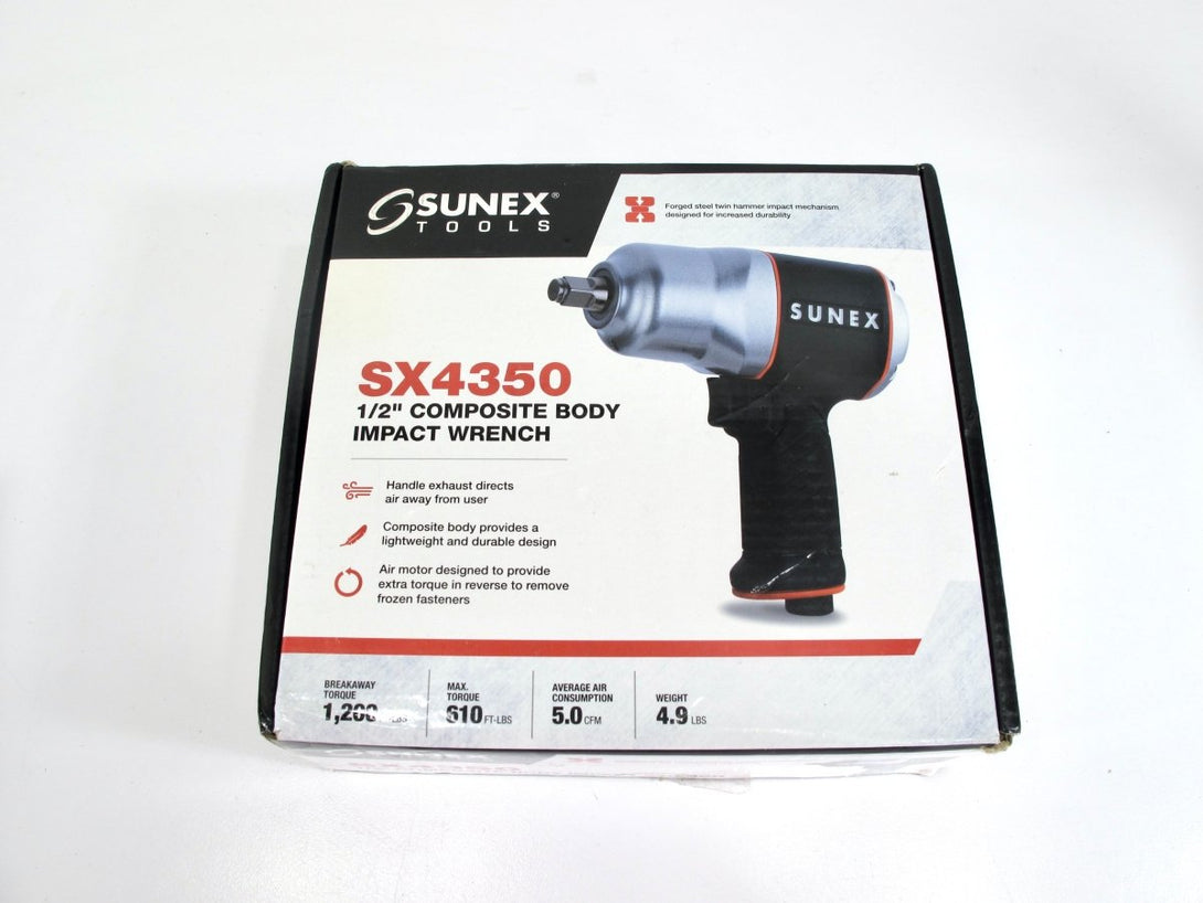 Sunex SX4350 1/2" Composite Body Impact Wrench New Open Box - ZeereeZ