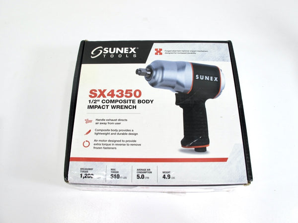 Sunex SX4350 1/2" Composite Body Impact Wrench New Open Box - ZeereeZ