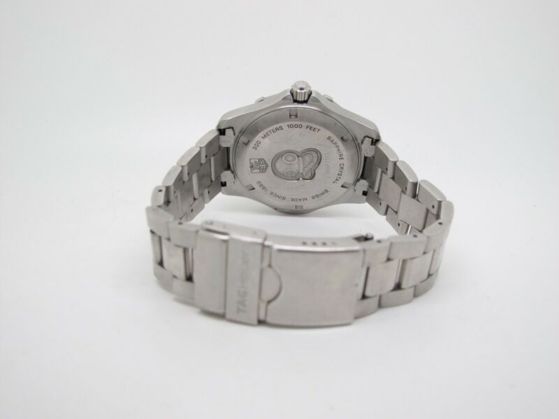 Tag Heuer Aquaracer WAF1113 Mens Stainless 300M Diving Watch - ZeereeZ