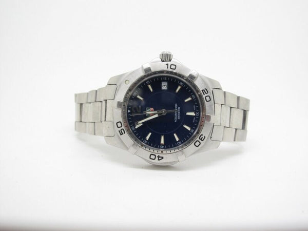 Tag Heuer Aquaracer WAF1113 Mens Stainless 300M Diving Watch - ZeereeZ