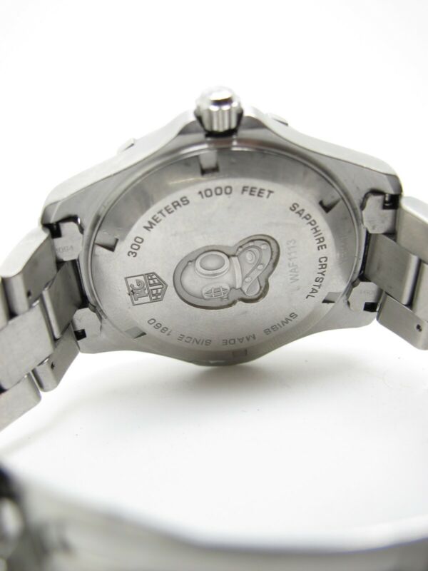 Tag Heuer Aquaracer WAF1113 Mens Stainless 300M Diving Watch - ZeereeZ