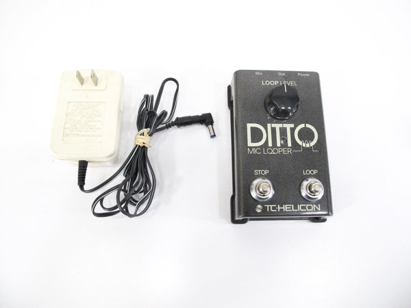 TC - Helicon Ditto Vocal Microphone/Instrument Looper Effects Pedal - ZeereeZ
