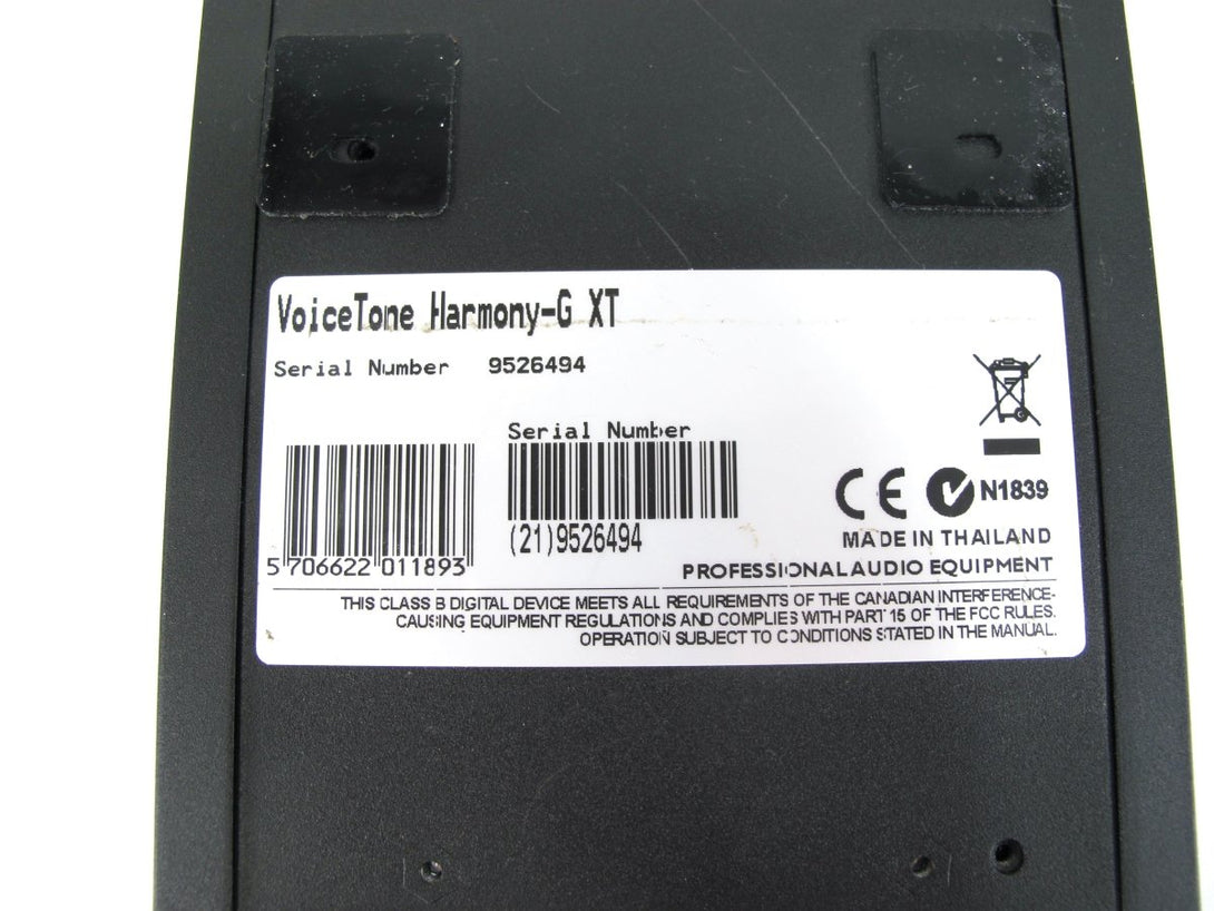 TC Helicon Voicetone Harmony G - XT Vocal Effects Processor Pedal - ZeereeZ