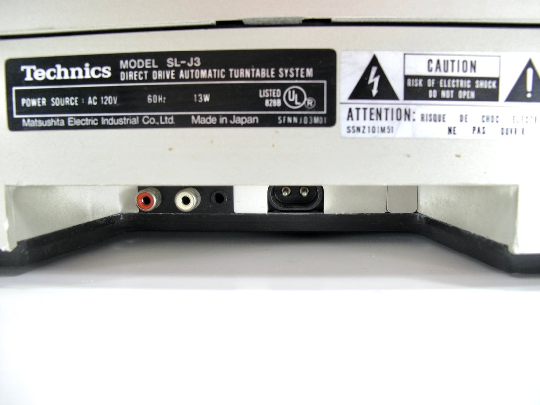 Technics SL - J3 Fully Automatic Direct Drive Linear Turntable w/ Needle - ZeereeZ