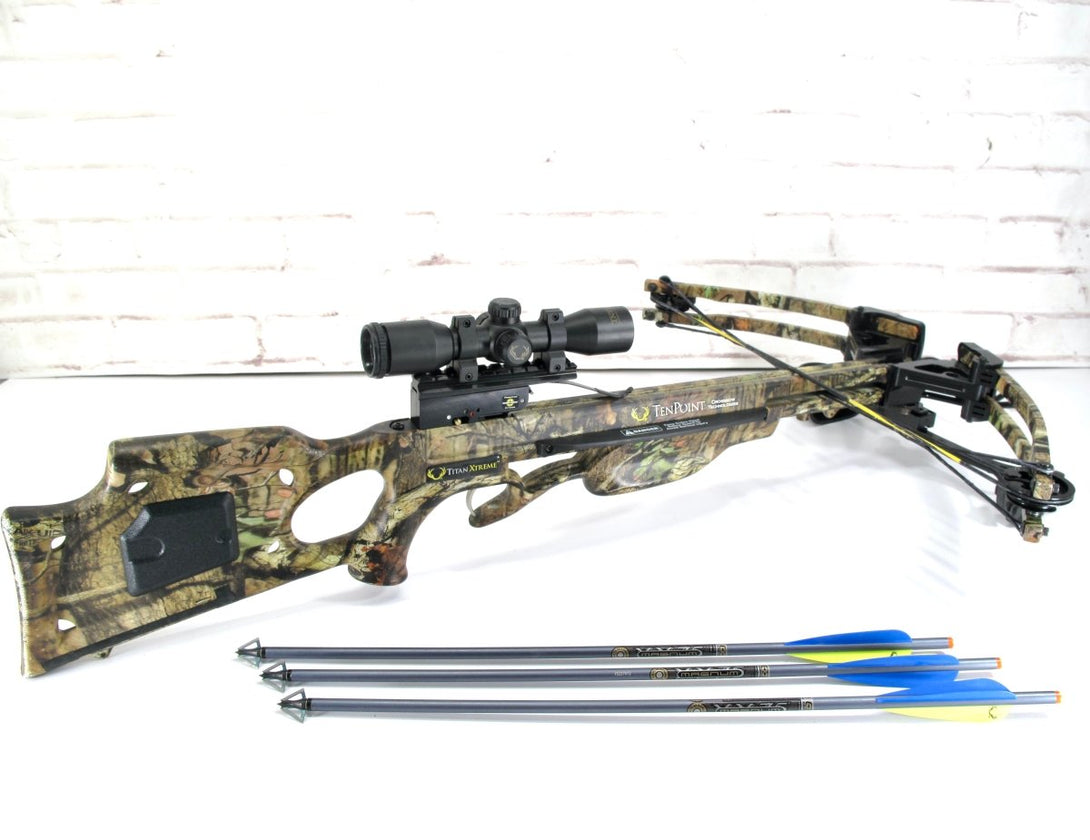 TenPoint TITAN XTREME Crossbow with Easton Magnum Bolts - ZeereeZ