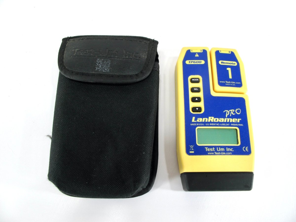 Test-Um LanRoamer Pro CAT5 Datacom Telecom Cable Tester / Analyzer Ton ...