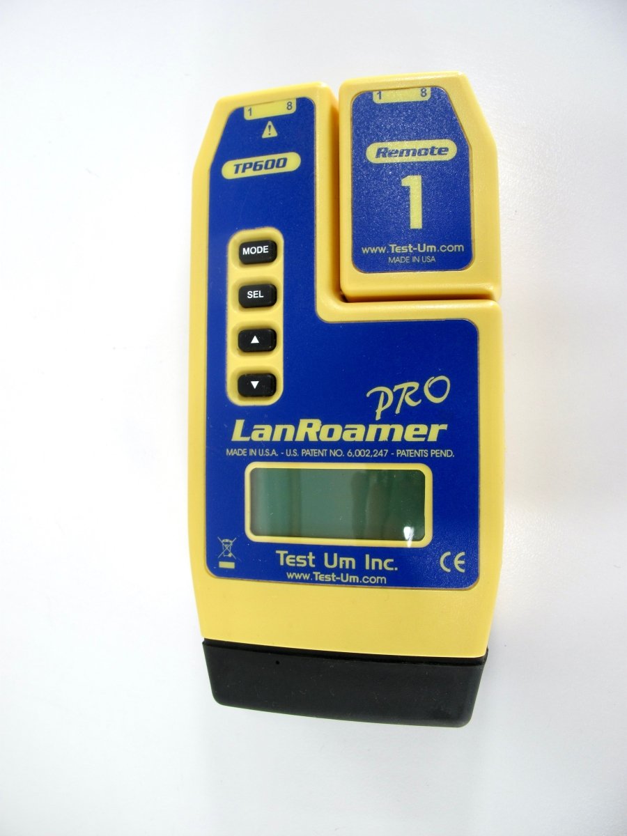 Test - Um LanRoamer Pro CAT5 Datacom Telecom Cable Tester / Analyzer Tone Generator - ZeereeZ
