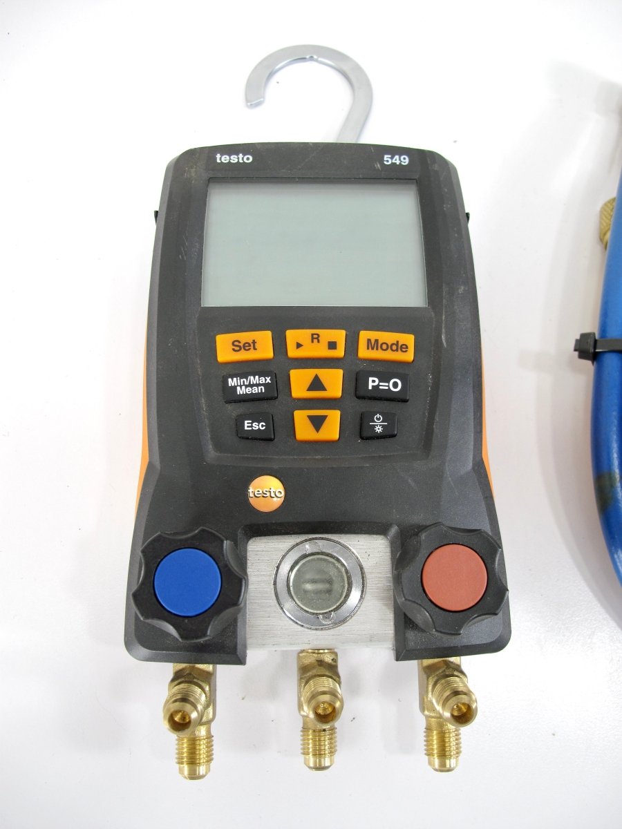 Testo Refrigeration 549 Digital Manifold HVAC Gauge System Kit Meter - ZeereeZ