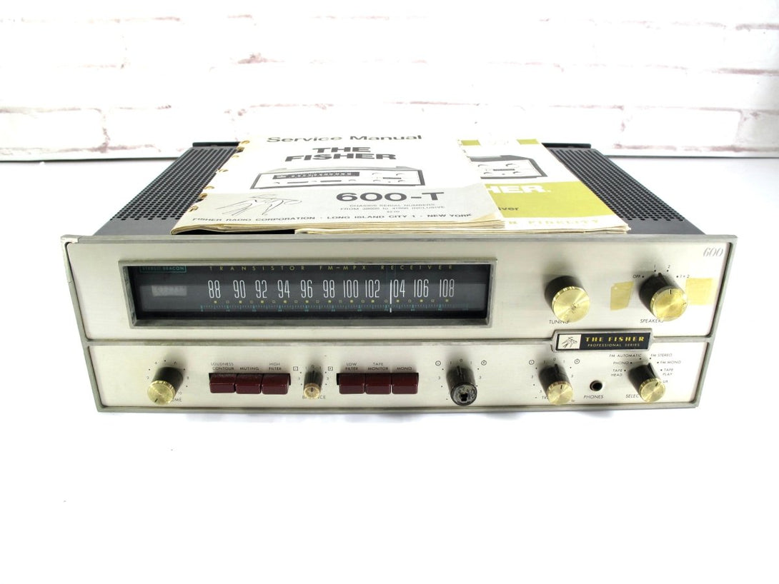 The Fisher 600 - T Transistor FM MPX Stereo Tube AM/FM Radio Receiver - ZeereeZ