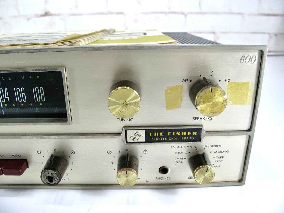 The Fisher 600 - T Transistor FM MPX Stereo Tube AM/FM Radio Receiver - ZeereeZ