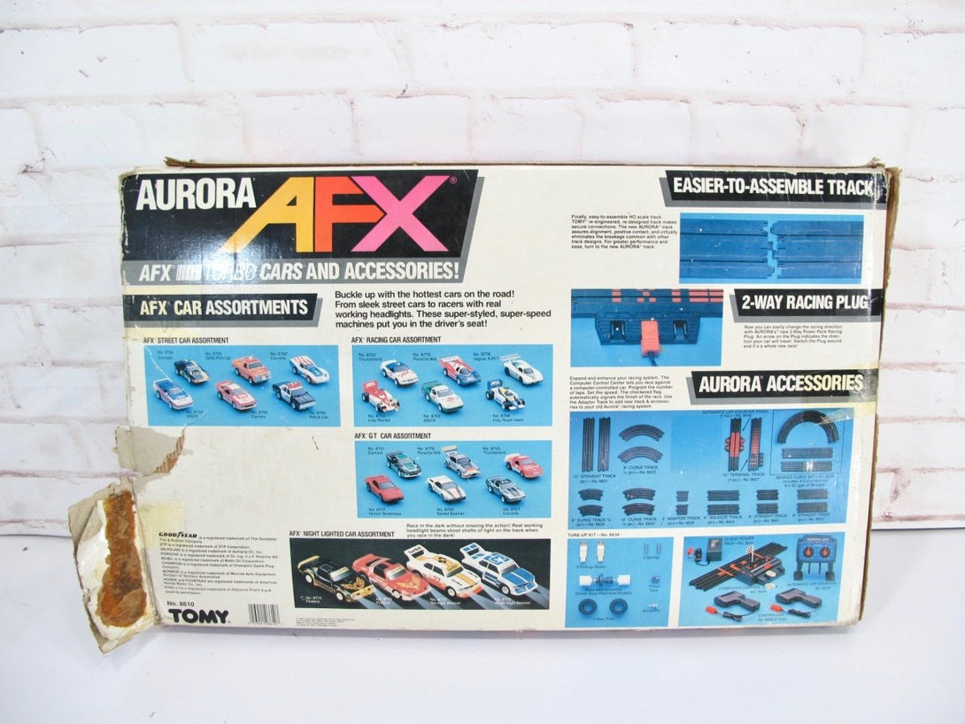 Tomy Aurora AFX Thunderloop Thriller Vintage 1980s Slot Car Race Track Set - ZeereeZ