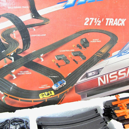 Tomy Aurora AFX Thunderloop Thriller Vintage 1980s Slot Car Race Track Set - ZeereeZ