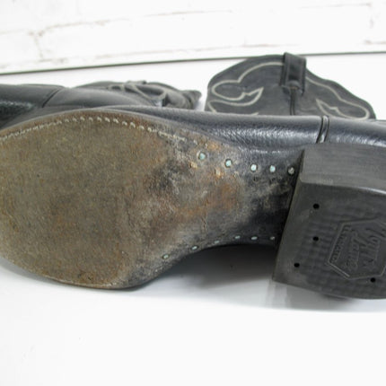 Tony Lama 5457 Mens Western Mid Calf Cowboy Boots Black 10.5 - ZeereeZ