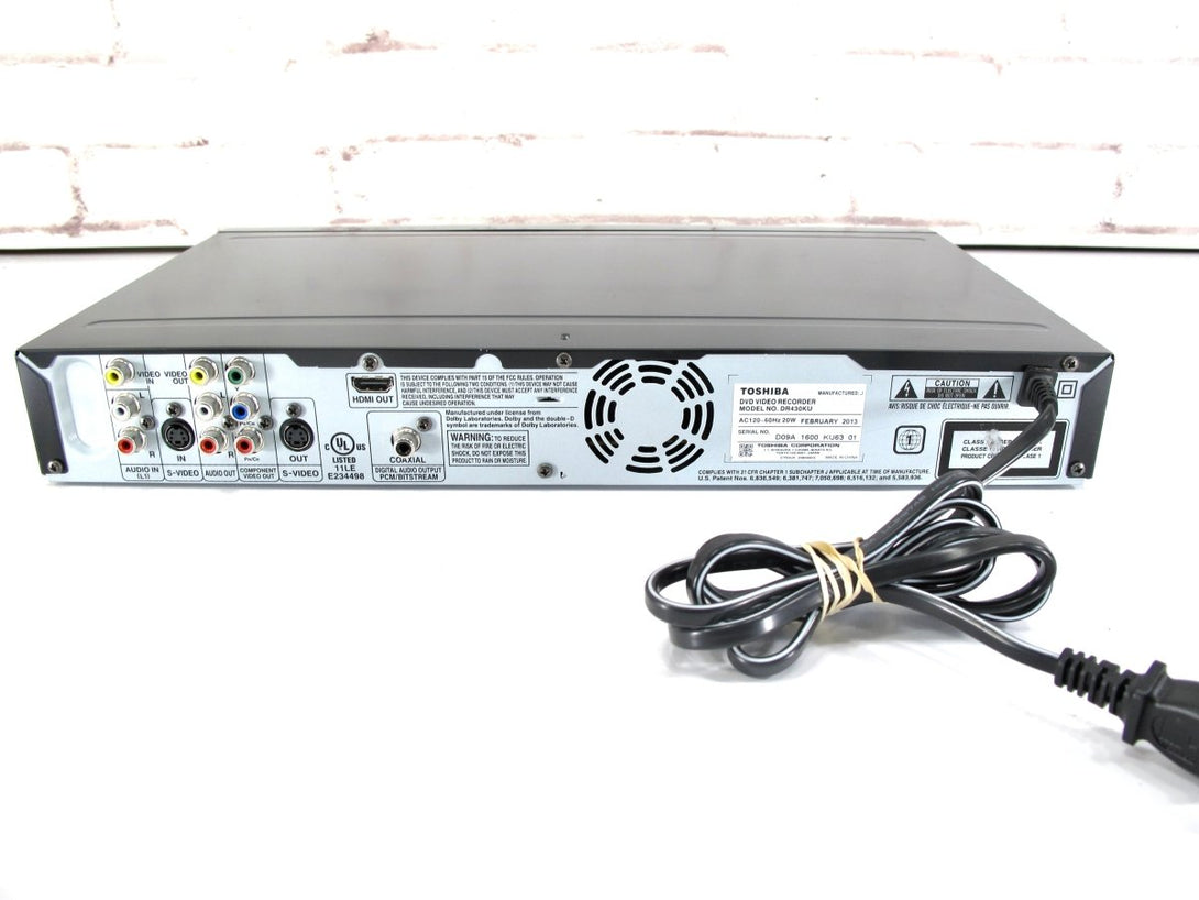 Toshiba DR430KU DVD Video Recorder Player HDMI 1080p DR430 - ZeereeZ