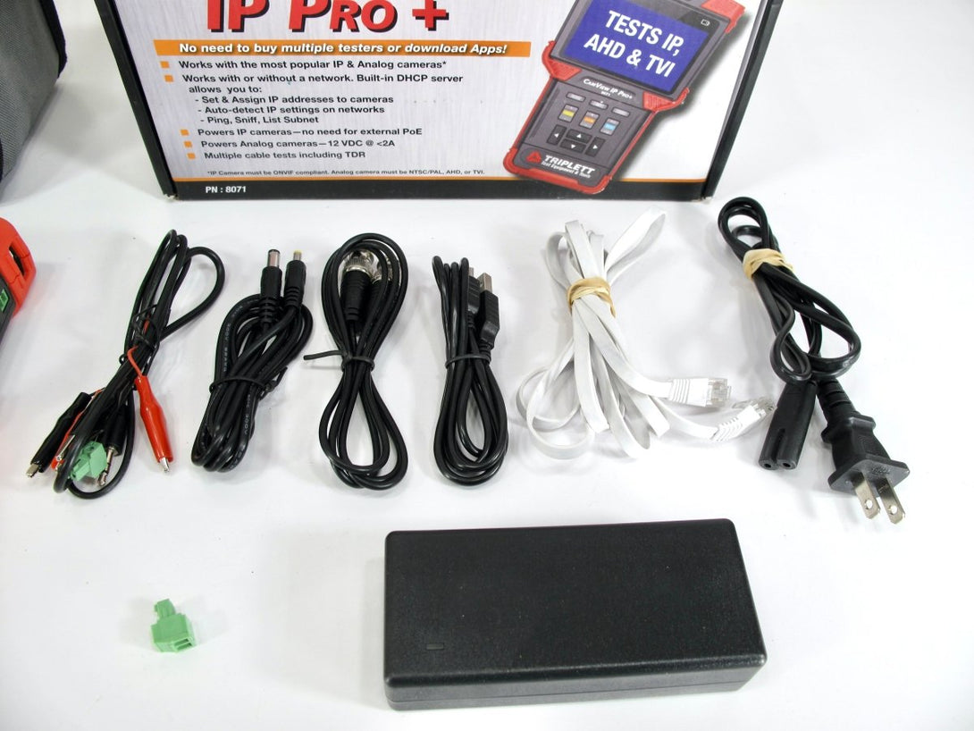 Triplett CamView IP Pro+ 8071 All - in - one AHD, TVI, CVI & IP Analog Camera Viewer Multimeter Tester - ZeereeZ