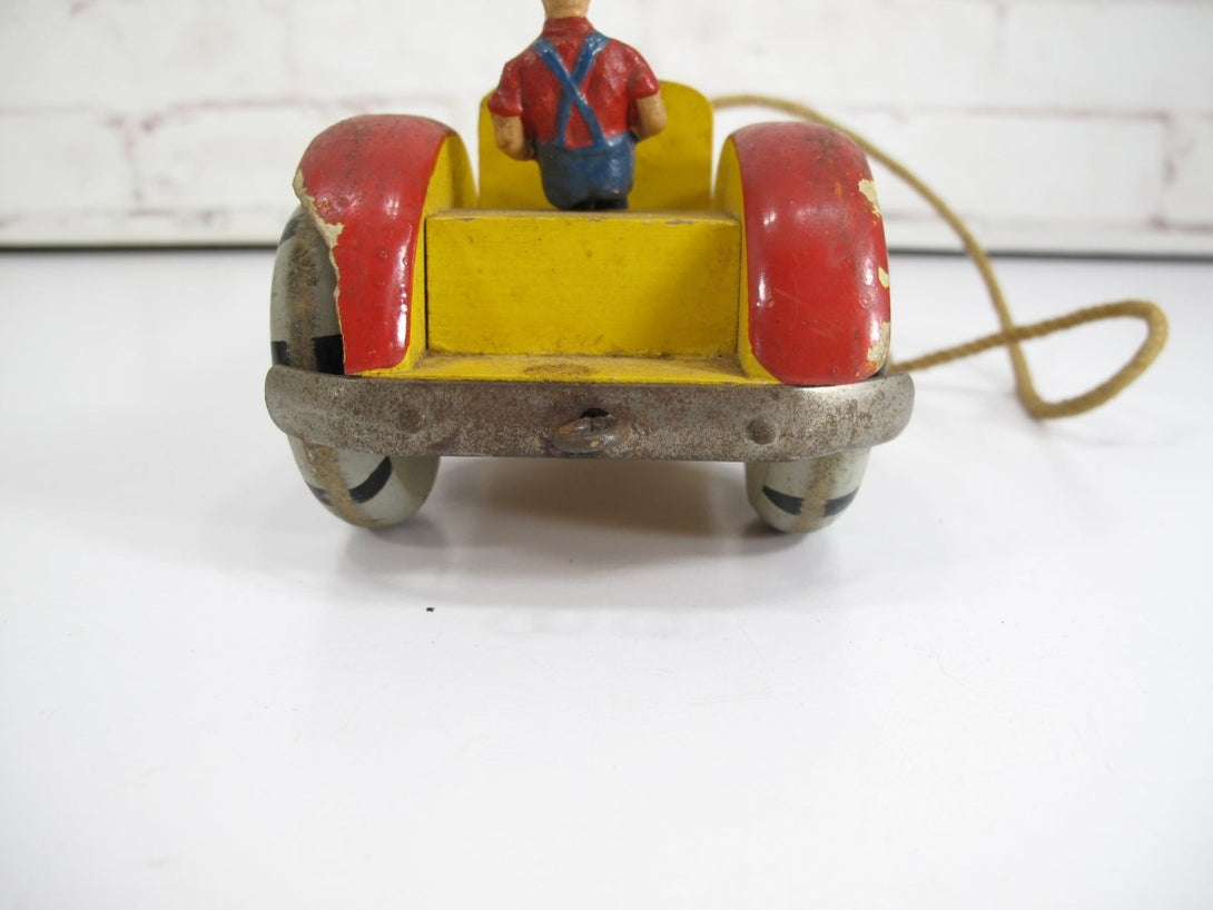 Tumick Gemla Vintage Wooden Toy Tractor Sweden - ZeereeZ