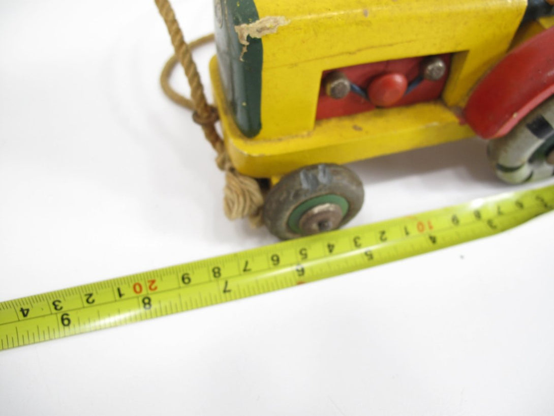 Tumick Gemla Vintage Wooden Toy Tractor Sweden - ZeereeZ