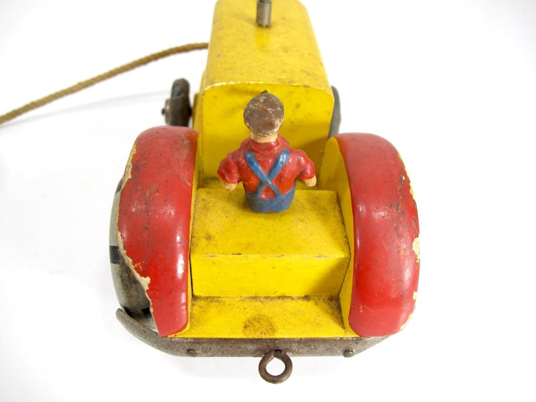 Tumick Gemla Vintage Wooden Toy Tractor Sweden - ZeereeZ