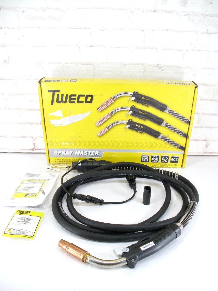 Tweco MS415L116 450 Amp Spray Master Air Cooled MIG Welding Gun Kit - ZeereeZ
