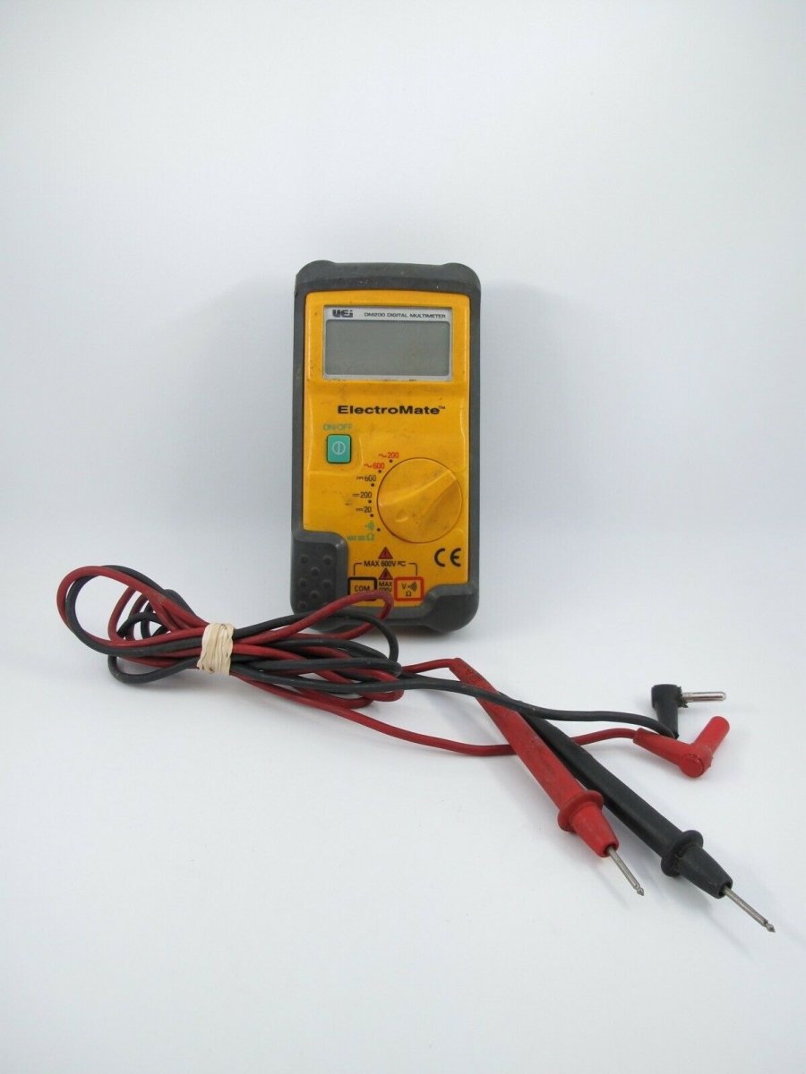 UEI DM200 HVAC Digital Multimeter Meter Tester w/ Leads - ZeereeZ