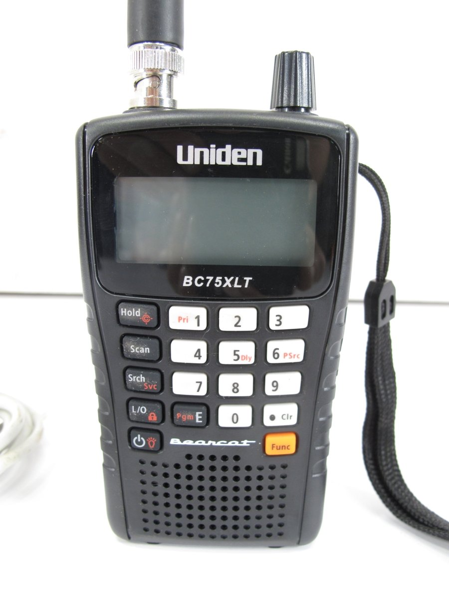 Uniden BC75XLT Bearcat 300 Channel Handheld Scanner w/ Antenna - ZeereeZ