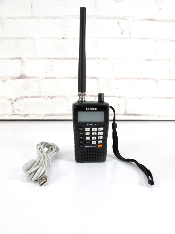 Uniden BC75XLT Bearcat 300 Channel Handheld Scanner w/ Antenna - ZeereeZ