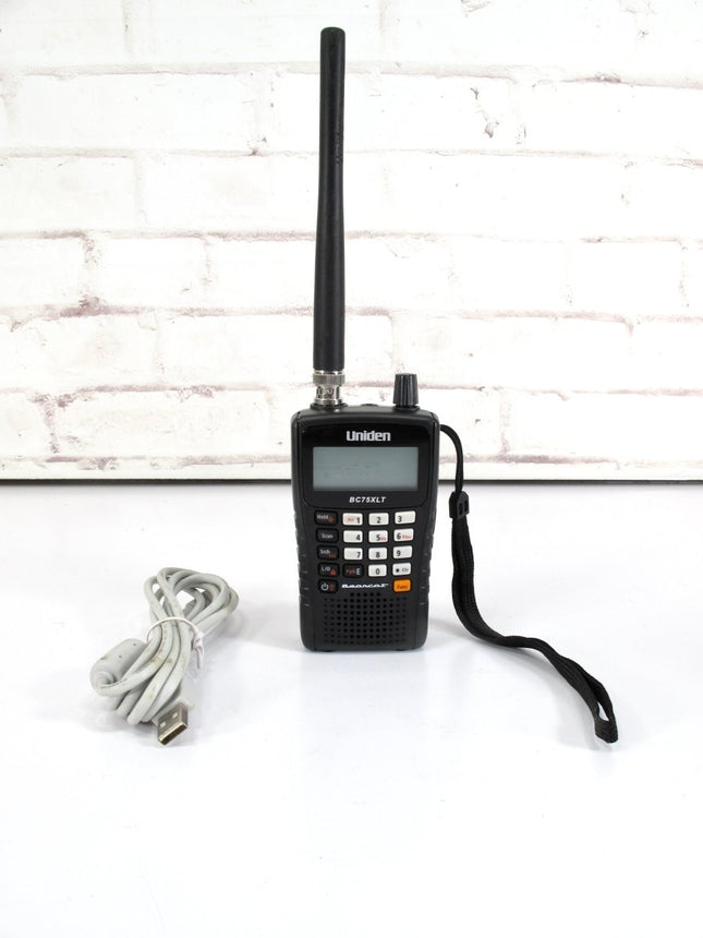 Uniden BC75XLT Bearcat 300 Channel Handheld Scanner w/ Antenna - ZeereeZ