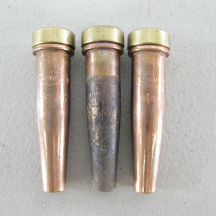 Uniweld Lot of Three 4 - VVC Cutting Torch Tips 3 Total - ZeereeZ