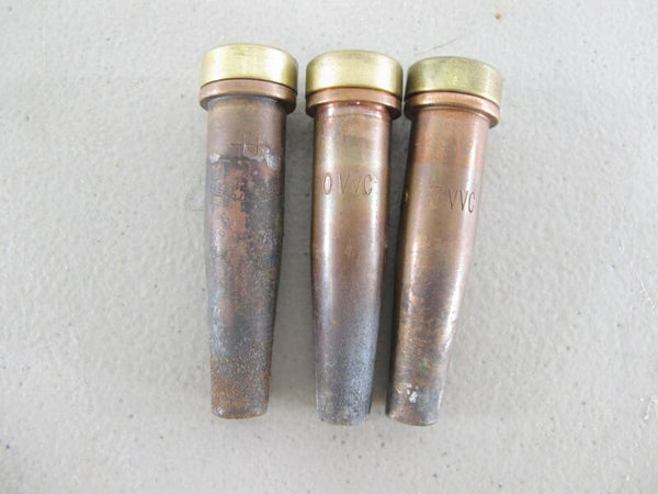 Uniweld Two 3VVC & One 0VVC Cutting Torch Tips 3 Total - ZeereeZ