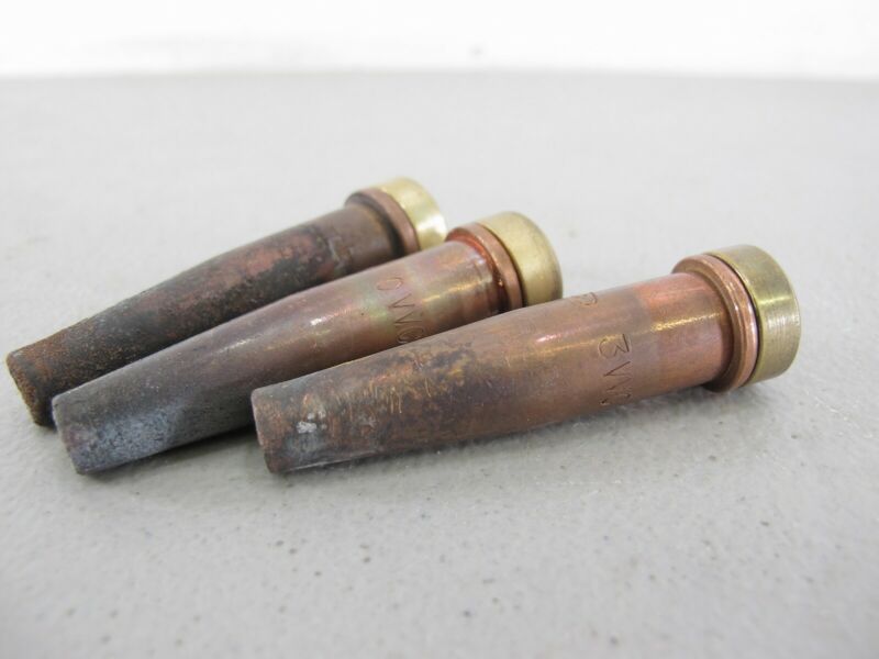Uniweld Two 3VVC & One 0VVC Cutting Torch Tips 3 Total - ZeereeZ