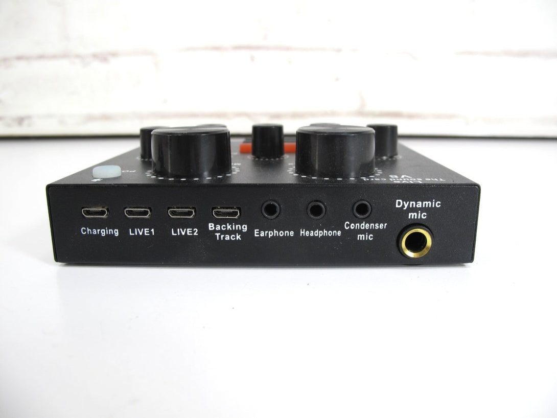 V8 Audio USB Phone/Computer Microphone Webcast Live Sound Card - ZeereeZ