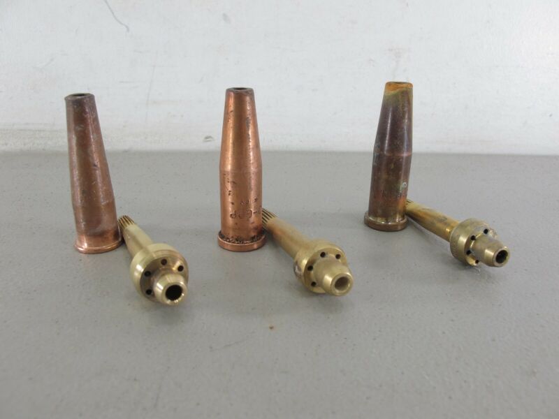 Victor 2 - GPP 2 - GPN 0 - GPP Lot of 3 Cutting Torch Tips - ZeereeZ