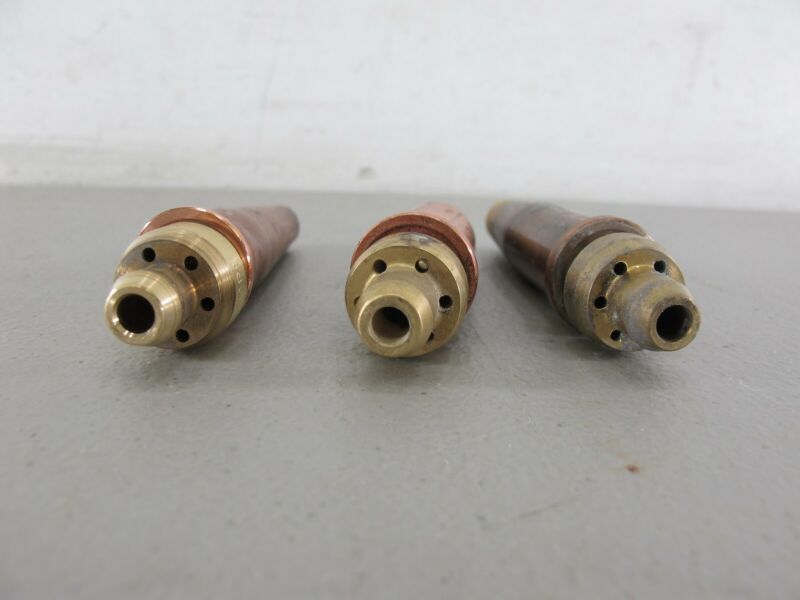 Victor 2 - GPP 2 - GPN 0 - GPP Lot of 3 Cutting Torch Tips - ZeereeZ